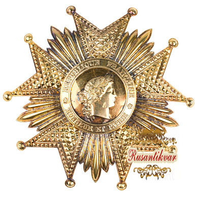 Франция . Звезда Ордена "Почетного Легиона" 1 степень, 4 Республика.