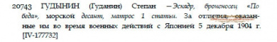 Знак Отличия Военного Ордена 3 ст - 20.743. (Эскадренный Броненосец "Победа").