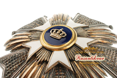 Бельгия . Звезда Ордена "Короны" 2 степени, офицерская.