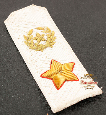 Погон на белую рубашку генерала Армии образца 1994-97 гг.