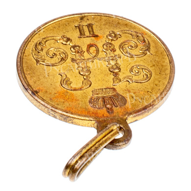 Медаль "За поход в Китай 1900 - 1901 ". Светлая бронза. Частник.
