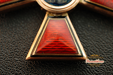 Орден Равноапостольного князя Владимира без мечей 3 степени, капитульный (золото)