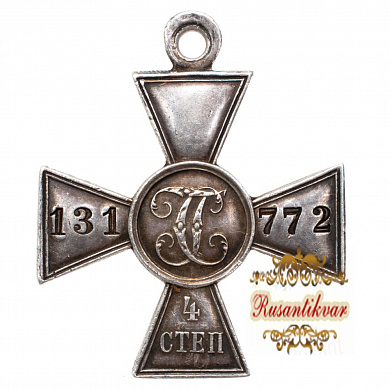 Знак Отличия Военного Ордена 4 ст 131.772. (87 пехотный Нейшлотский полк).