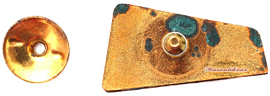 Знак "Фирменный поезд Латвия прибалтийская железная дорога"