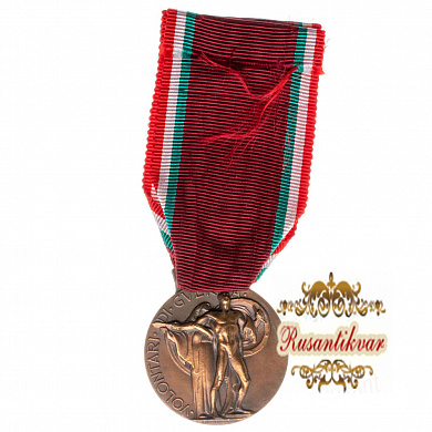 Италия . Почетная медаль добровольцев, 4 тип .