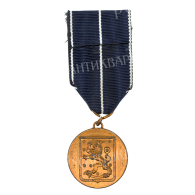 Финляндия.  Памятная медаль "Война - продолжение. 1941 - 1945 гг". Для финских ветеранов.