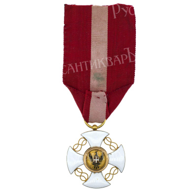 Италия. Знак Ордена (Крест Рупперта) "Короны Италии" 5 степень.
