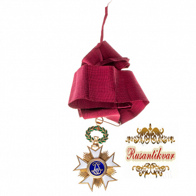 Бельгия. (Королевство). Орден "Короны" 3 степени, Командор, (официальное название "Ordre de Couronne") .