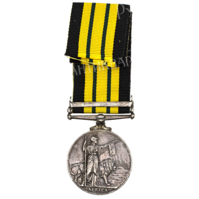 Великобритания. Медаль за службу в Африке в 1952 - 1956 годах с планкой "KENYA".