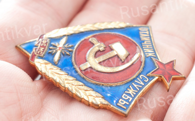 Знак "Отличник службы ФСМС"