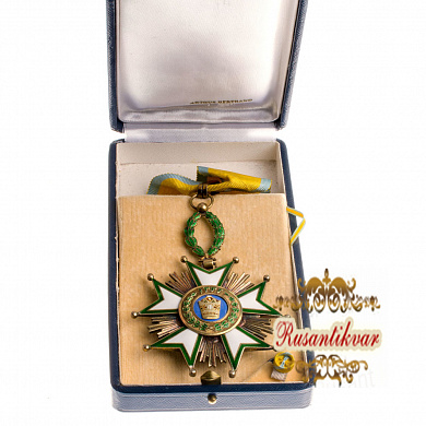 Иран (Персия). Орден "Короны" 3 степень, Командор с наградным футляром.