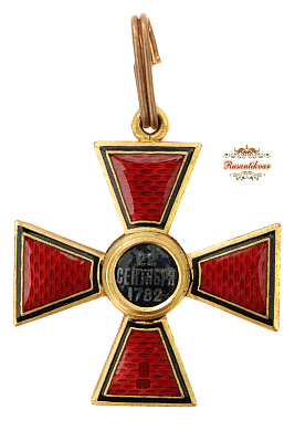 Императорский Орден Святого Владимира без мечей 4 степени (бронза)