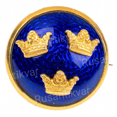 Швеция. Золотой знак "Три короны".