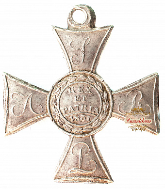 Знак отличия Польского ордена военного достоинства 5-й степени.