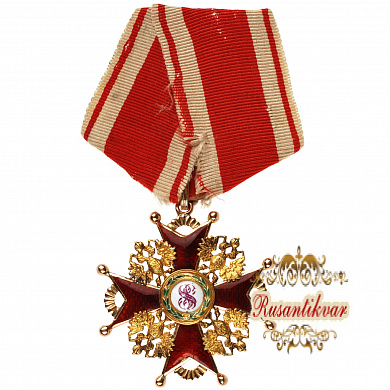 Орден Святого Станислава III степени без мечей (золото)