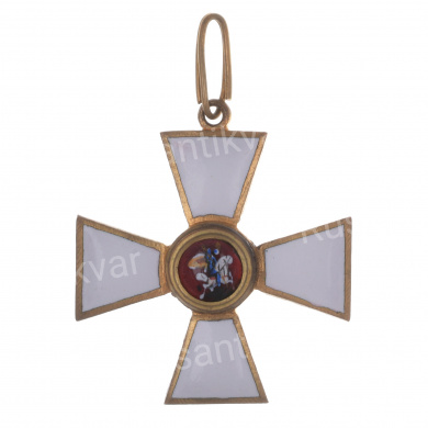 Знак ордена Святого Великомученика и Победоносца Георгия 4 ст