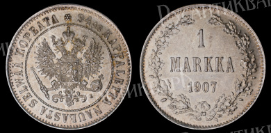 1 марка 1907 год "L"