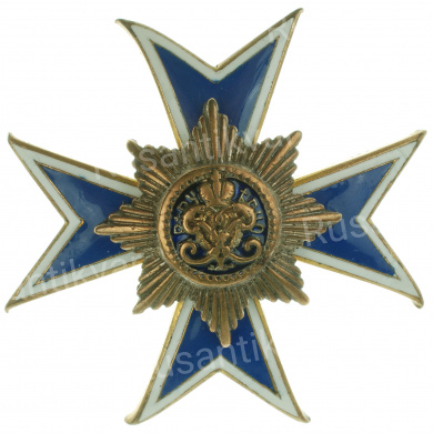 Знак Лейб-гвардии Кирасирского Ее Величества Государыни Императрицы Марии Федоровны полка.