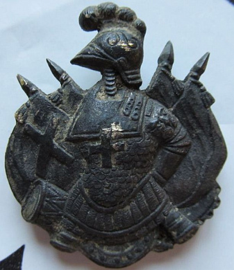 Знак с лядуночной перевязи казаков Л-Гв.Атаманского и Л-Гв.Казачьего полков