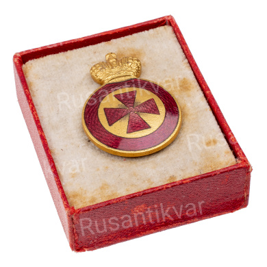 Знак ордена Св. Анны 4 - й ст на оружие, 1908 - 1917 гг. Капитульный.