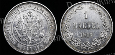 1 марка 1907 год "L"