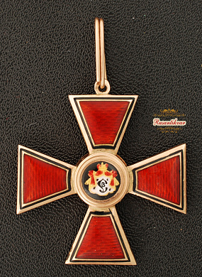 Орден Равноапостольного князя Владимира без мечей 3 степени, капитульный (золото)