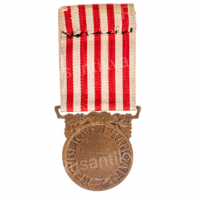 Франция. Медаль в память «Великой войны 1914-1918 гг».