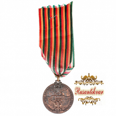 Италия (Королевство Италия 1861 - 1946 гг). Медаль "За поход в Албанию" .
