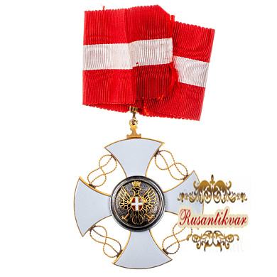 Италия. Знак Ордена (Крест Рупперта) "Короны Италии" 2 степень .